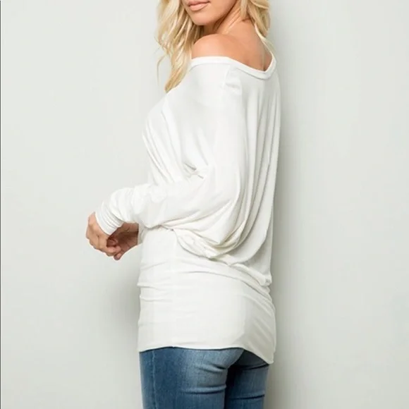 Plus Size Loose Fit Solid Top - Picture 3 of 3